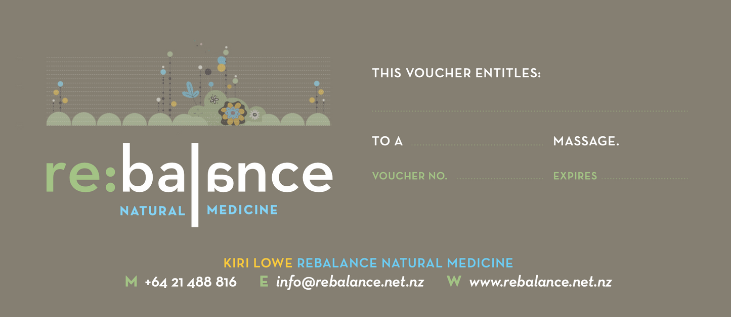 Re:balance Natural Medicine 1 hour massage voucher